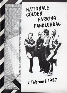 Golden Earring fanclub magazine 1986#6 front cover